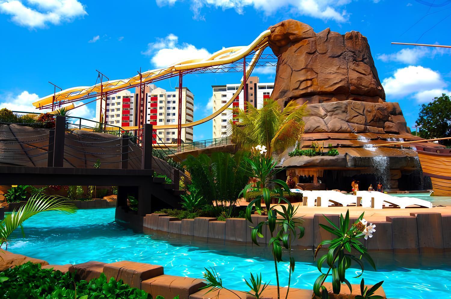 شقة Piazza Diroma Com Acesso Ao Acqua Park كلدس نوفاس المظهر الخارجي الصورة