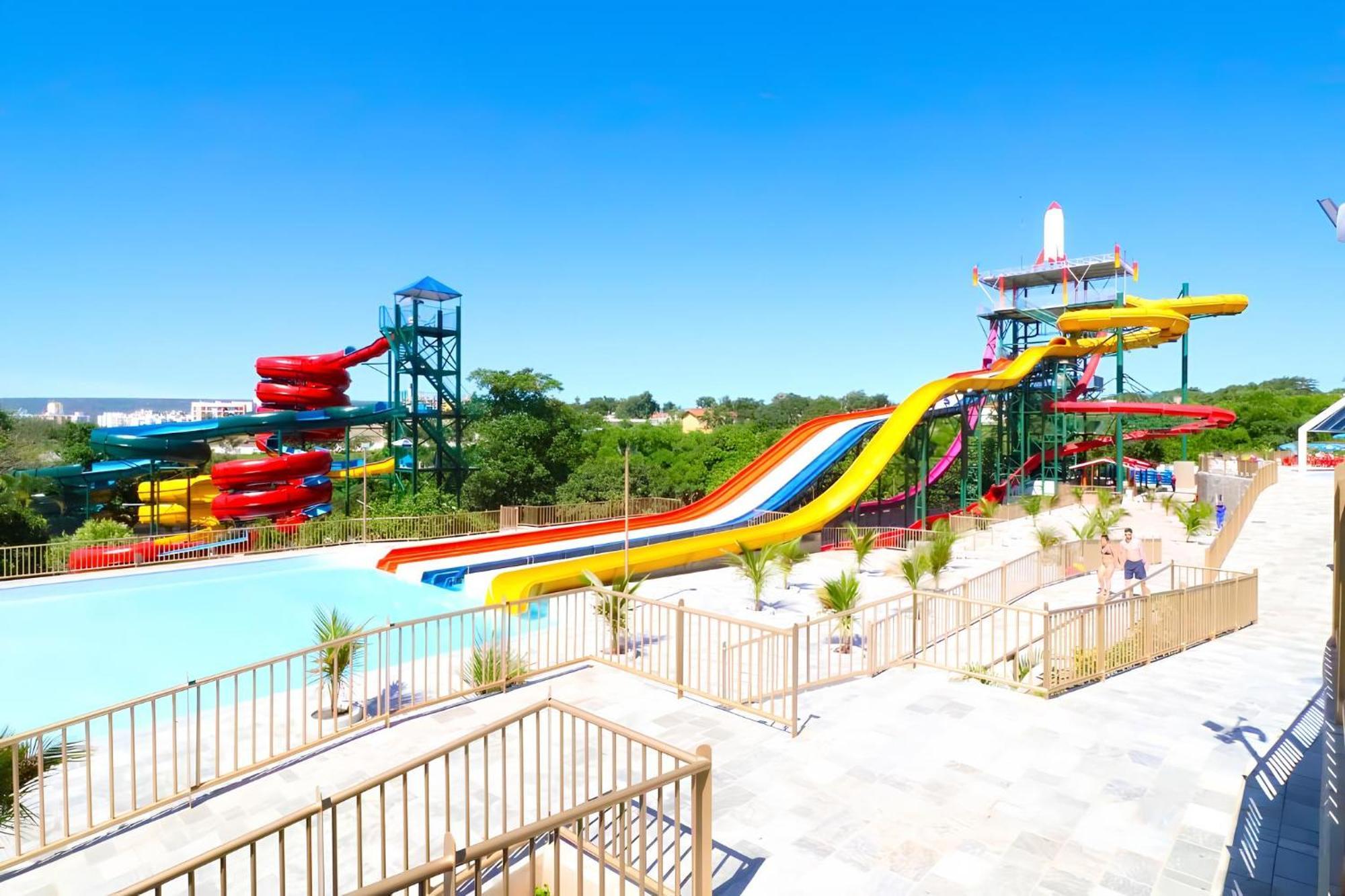 شقة Piazza Diroma Com Acesso Ao Acqua Park كلدس نوفاس المظهر الخارجي الصورة