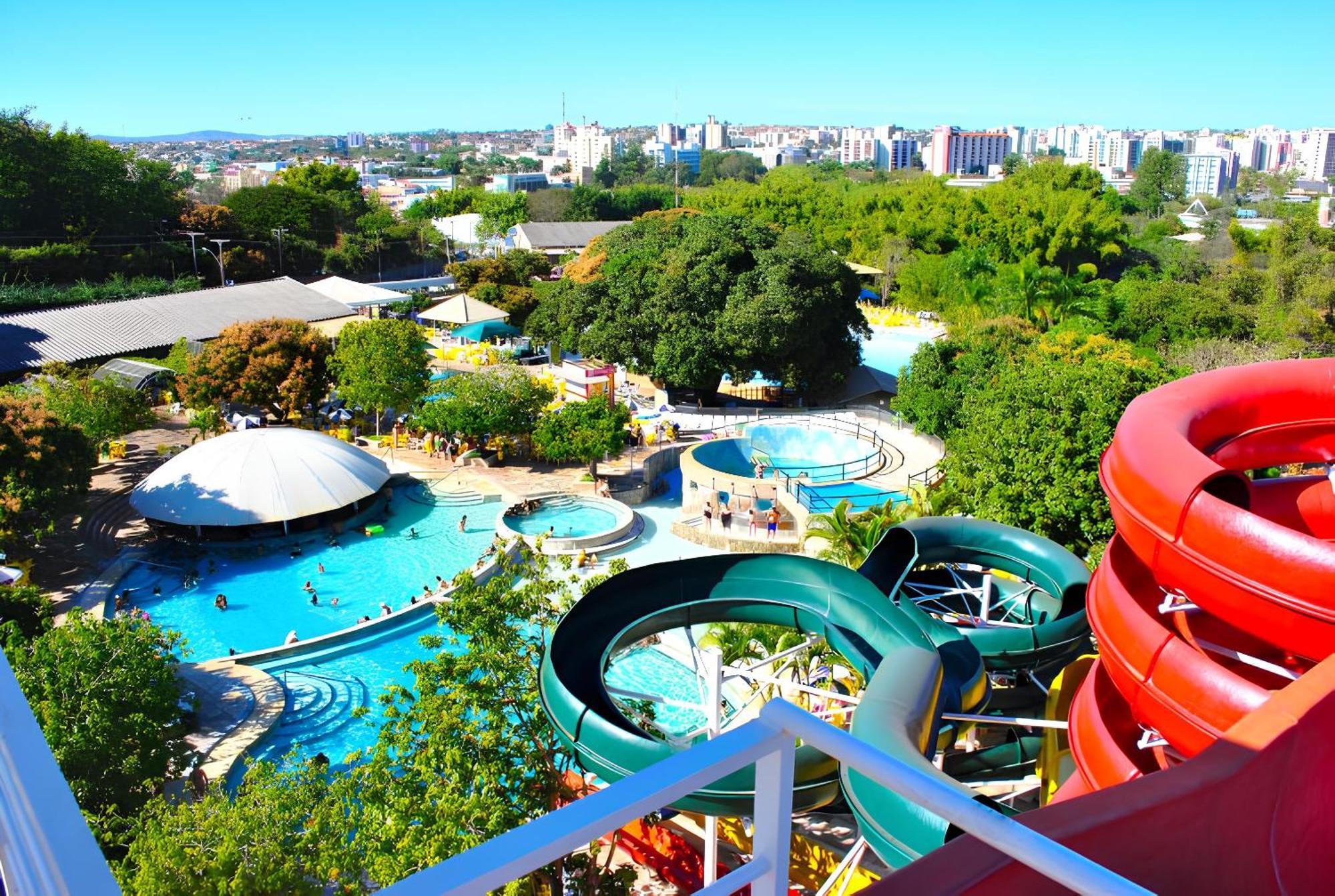 شقة Piazza Diroma Com Acesso Ao Acqua Park كلدس نوفاس المظهر الخارجي الصورة